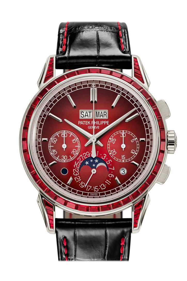 Patek Philippe Grand Complications Black Enamel Dial Watch 6301P-001