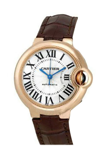 까르띠에 발롱블루 Cartier Ballon Bleu 33MM Rose Gold on Strap