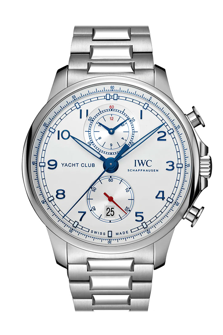 IWC Portuguese 7 Day Power Reserve Burgundy Dial Stainless steel Watch IW500714