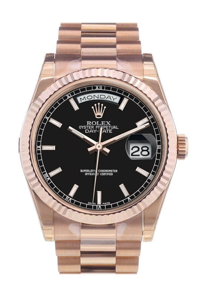 Rolex presidential black sales face