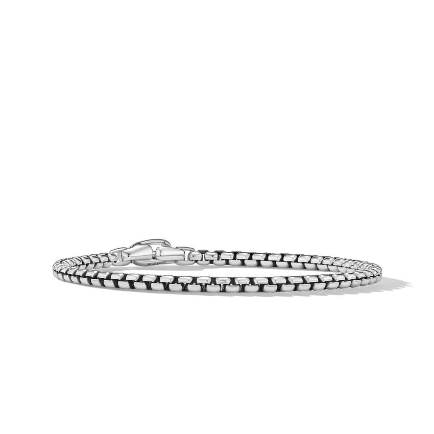 David Yurman Box Chain Bracelet in Sterling Silver, 4mm