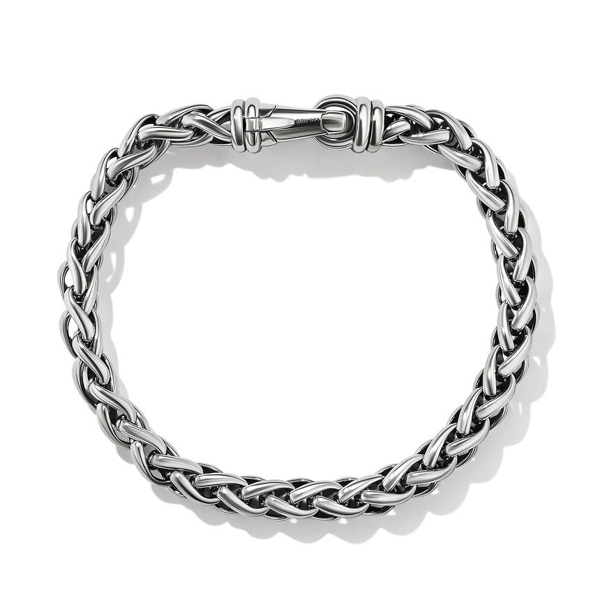 David Yurman Wheat Chain Bracelet in Sterling Silver, 6mm