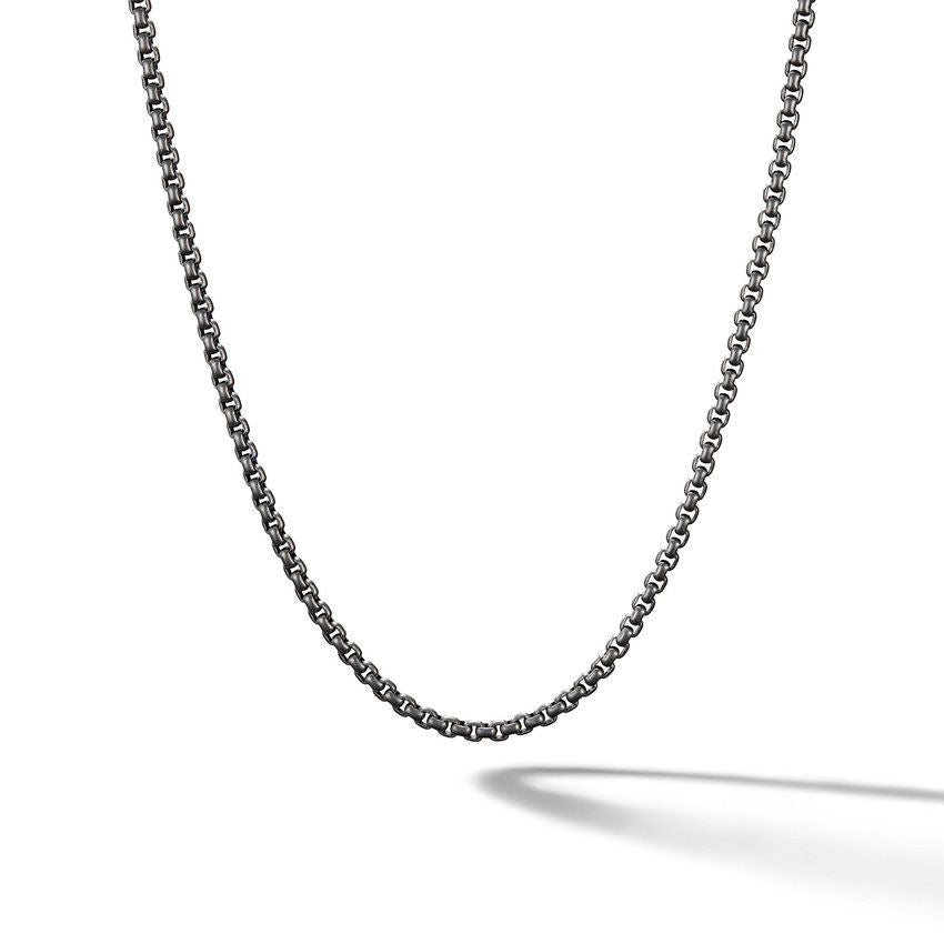 David Yurman Box Chain Necklace in Stainless Steel, 2.7mm