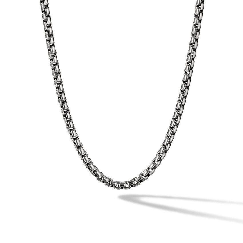 David Yurman Box Chain Necklace in Sterling Silver, 3.6mm