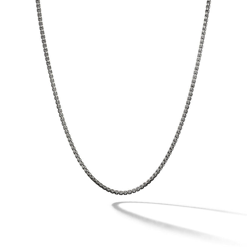 David Yurman Box Chain Necklace in Sterling Silver, 1.7mm