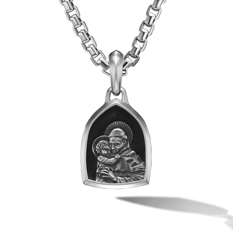 David Yurman St. Anthony Amulet in Sterling Silver, 21.8mm