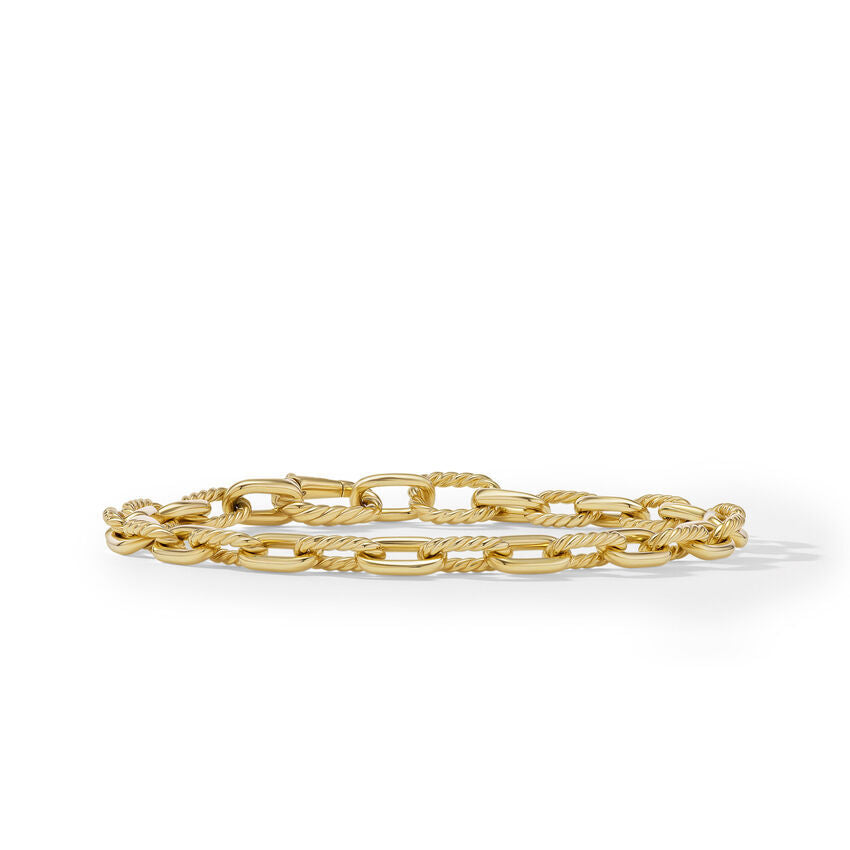 David Yurman DY Madison® Chain Bracelet in 18K Yellow Gold, 6mm