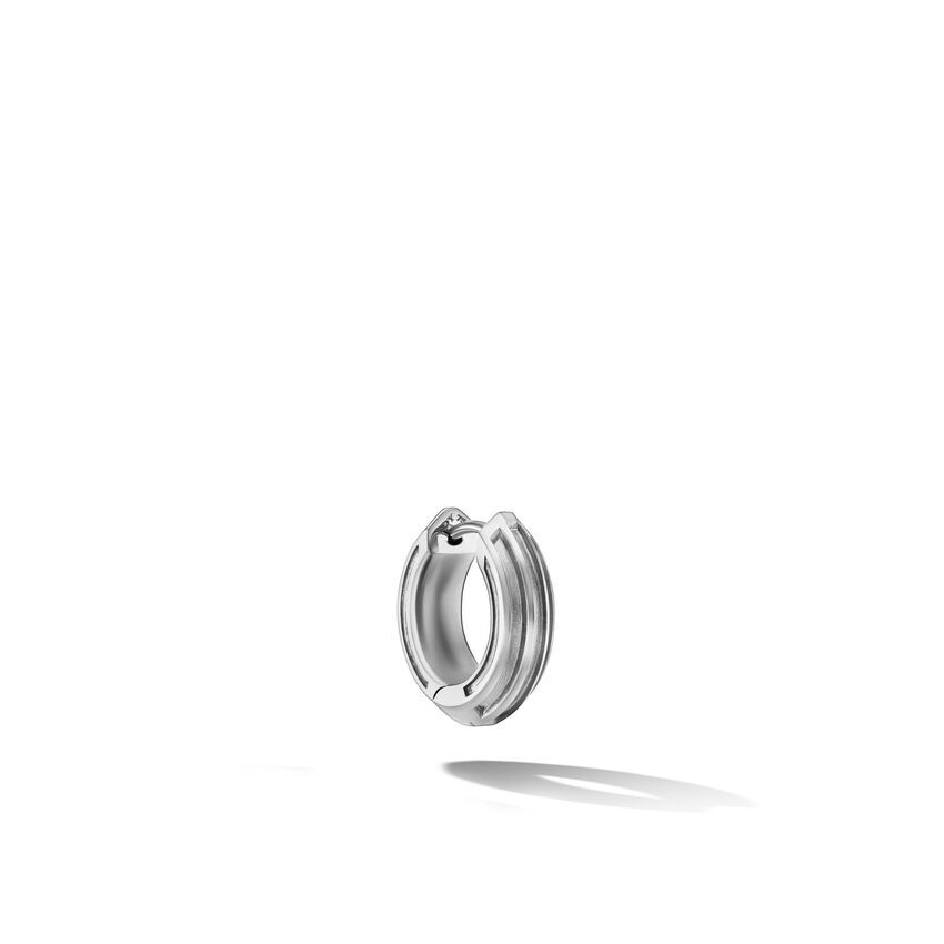 David Yurman Armory® Hoop Earring in Sterling Silver, 14mm