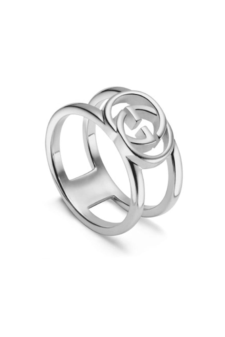 Gucci グッチ / Trademark Band Ring 5mm Gucci Blind for Love 5mm Sterling Silver Band Ring | Neiman