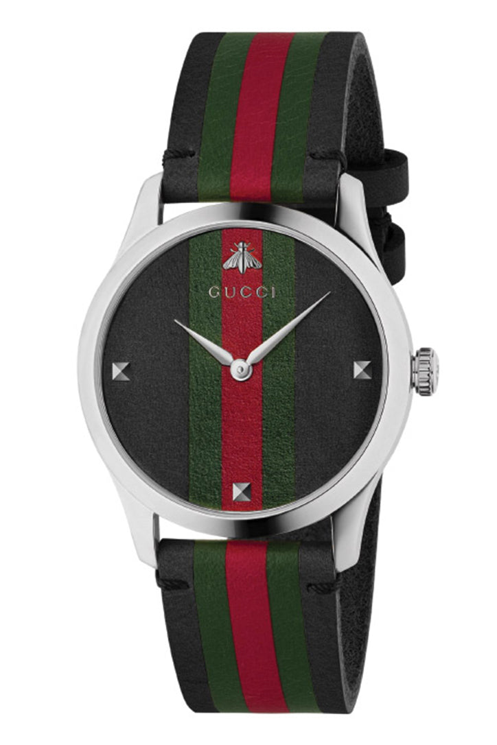 Gucci G-Timeless Men`s 38mm Web Motif Watch YA1264079