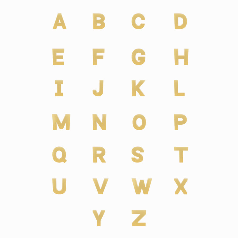 BY LIME M Initial Letter Ring 10K Gold
