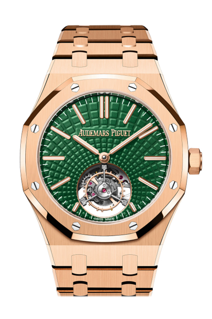 Audemars Piguet Royal Oak 41 Black dial Pink Gold Watche 15400OR.OO.1220OR.01