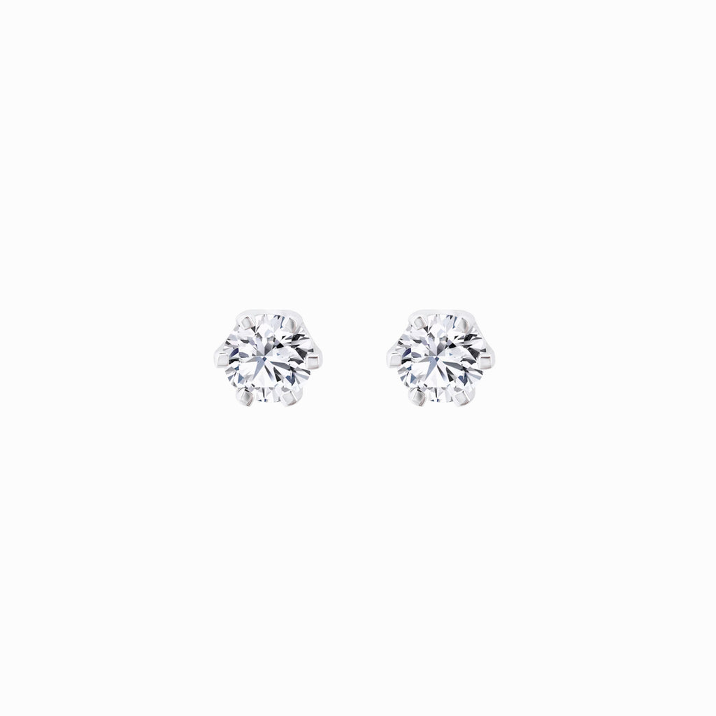 Lab Diamond Round Solitaire Stud Earrings (0.42 ct. tw.)