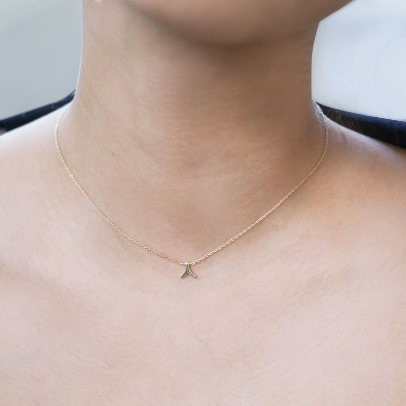 BY LIME Hangul Korean Letter Necklace 14K Gold ㅅ