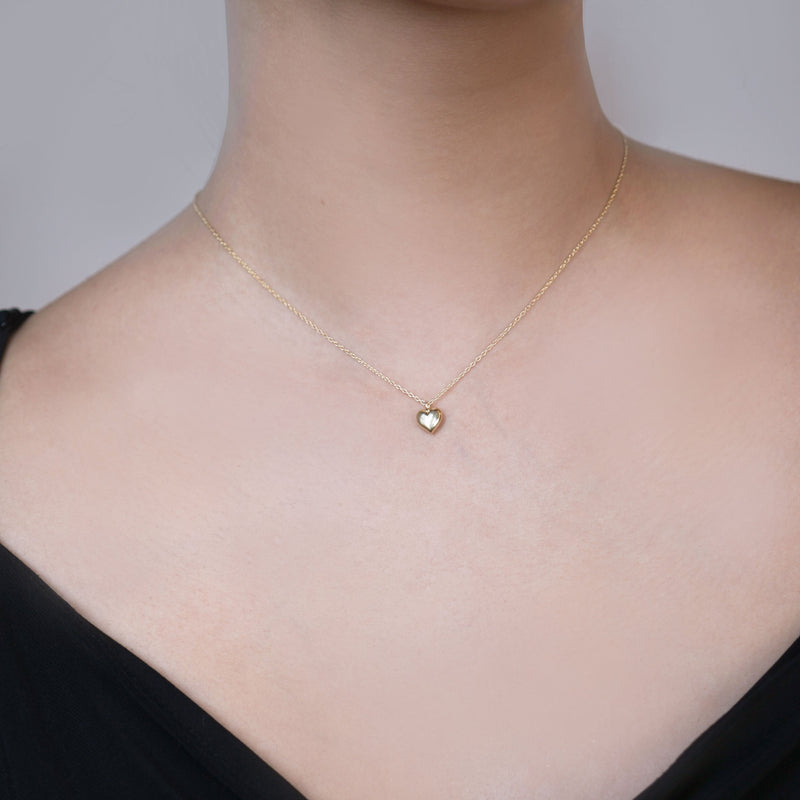 BY LIME Full Heart Charm 10K Gold