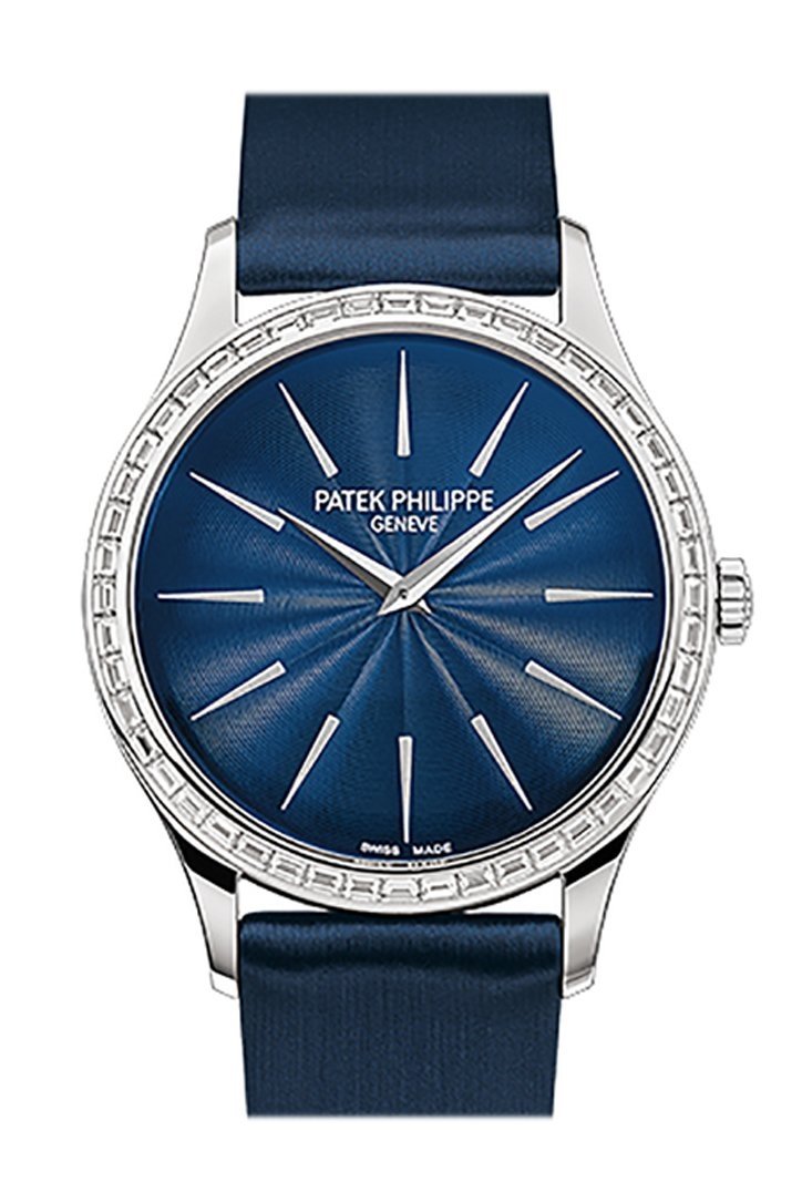 Patek Philippe Calatrava Night Blue Dial 33 Ladies Hand Wound Watch 4897/300G