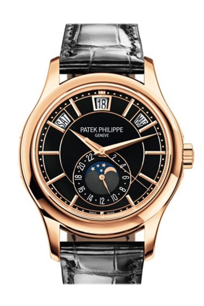 Patek Philippe Complications Automatic Black Dial 38Mm Mens Watch 5205R-010 Black