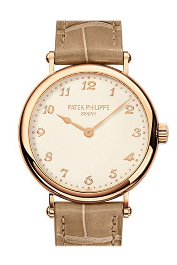 Patek Philippe Calatrava Cream Dial 18Kt Rose Gold Automatic 34Mm Ladies Watch 7200R