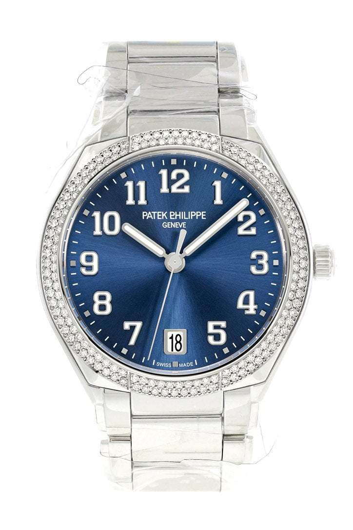 PATEK PHILIPPE Twenty 4 Blue Dial Ladies Diamond Watch 7300/1200A-001