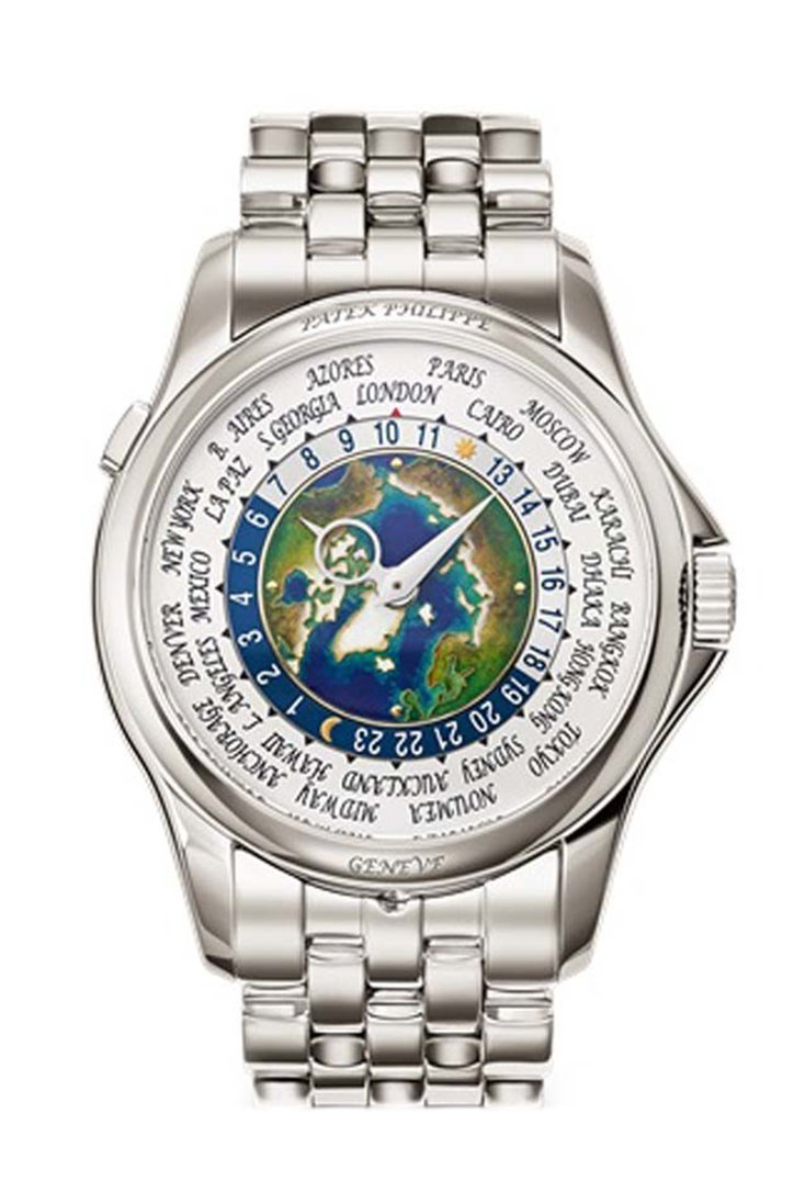 Patek Philippe Complication World Time Automatic Blue Dial Men's Watch 5131/1P-001