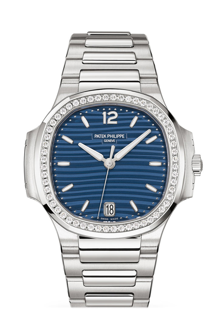 Patek Philippe Nautilus 18kt Rose Gold Diamond Ladies Watch 7010/1R-011 7010-1R-011