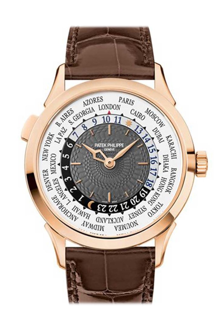 Patek Philippe Complications Automatic World Time 18kt Rose Gold Men's Watch 5230R-001
