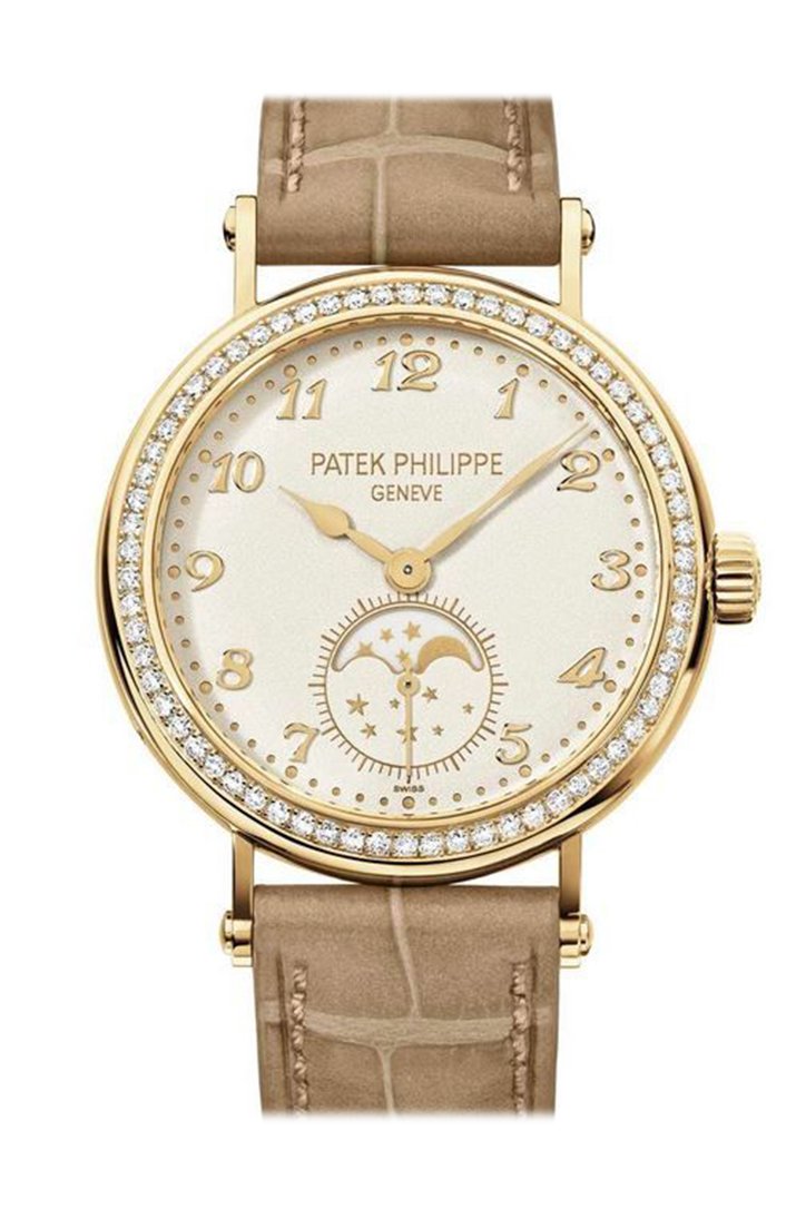 Patek Philippe Complications Moon Phase Yellow Gold Women's Watch 7121J-001