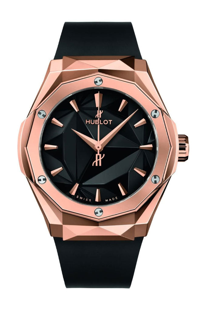 Hublot Classic Fusion Orlinski King Gold Automatic Black Dial Watch 550.OS.1800.RX.ORL19