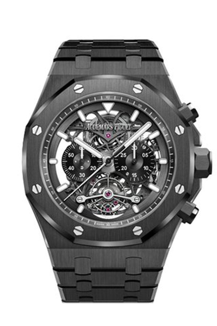 Audemars Piguet Royal Oak 41 Chronograph Black Dial Watches 18kt Pink Gold 26320OR.OO.1220OR.01