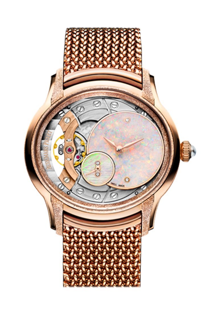 Audemars Piguet Millenary Frosted Gold Opal Dial Watch 77244Or.gg.1272Or.01
