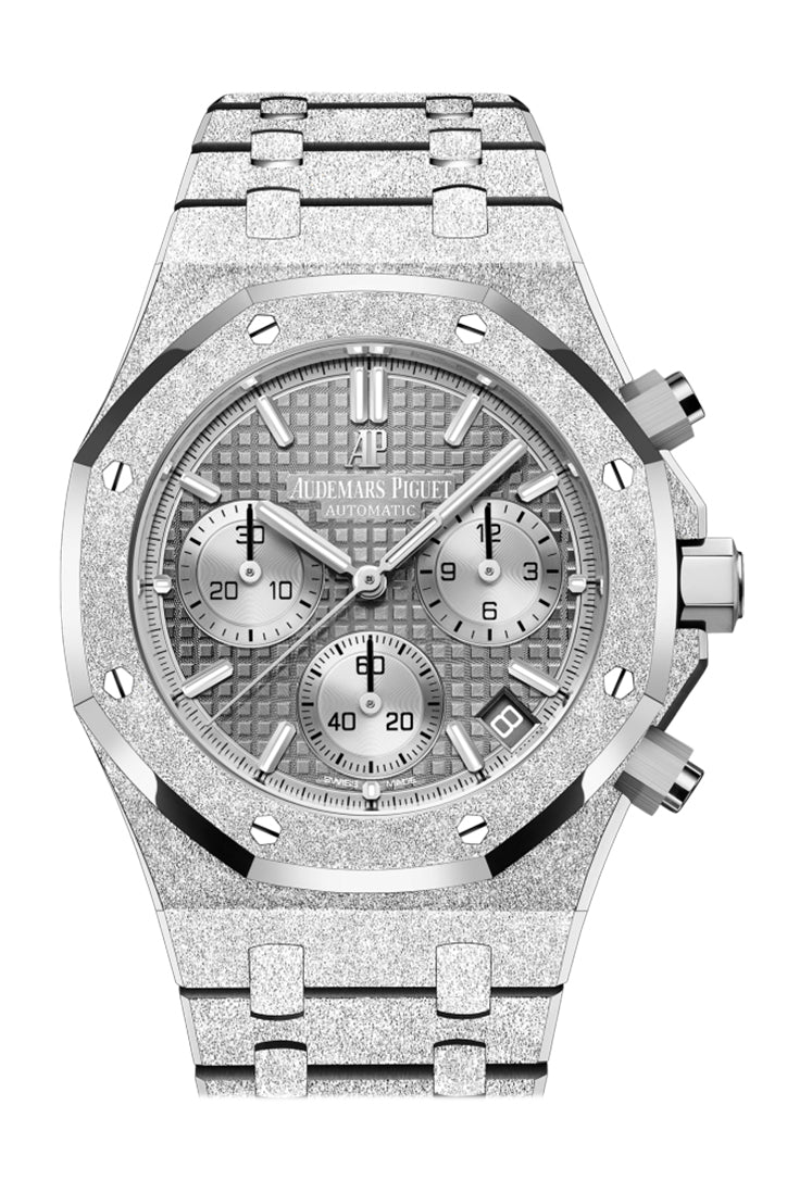 Audemars Piguet Royal Oak 41 Chronograph Grey Dial White Gold Frosted Gold 26239BC.GG.1224BC.01