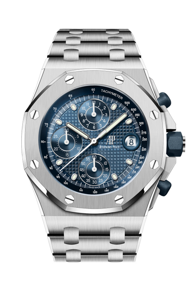 Audemars Piguet Royal Oak Offshore 42 Blue dial Stainless steel Watch 26238ST.OO.2000ST.01