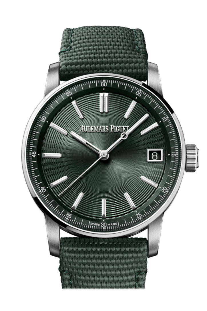 Audemars Piguet CODE 11.59 Green Dial Stainless Steel Watch 15210ST.OO.A056KB.01