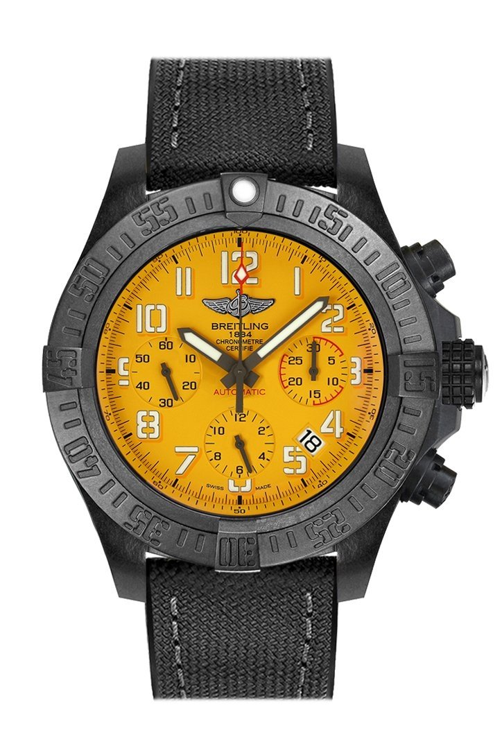Breitling Avenger Hurricane 45 Mens Watch Xb0180E4/i534-253S Yellow