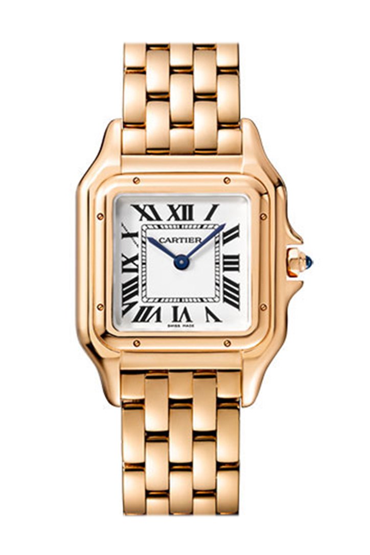 Cartier Panthere de Cartier Silver Dial Ladies 18kt Pink Gold Watch WG –  11:11 NY