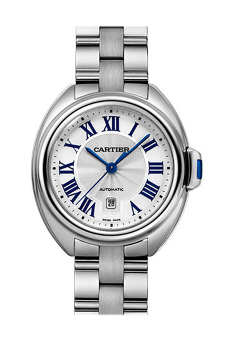 끌레 드 까르띠에 Cartier  Cle de Cartier Small Automatic Steel Ladies Watch WSCL0005