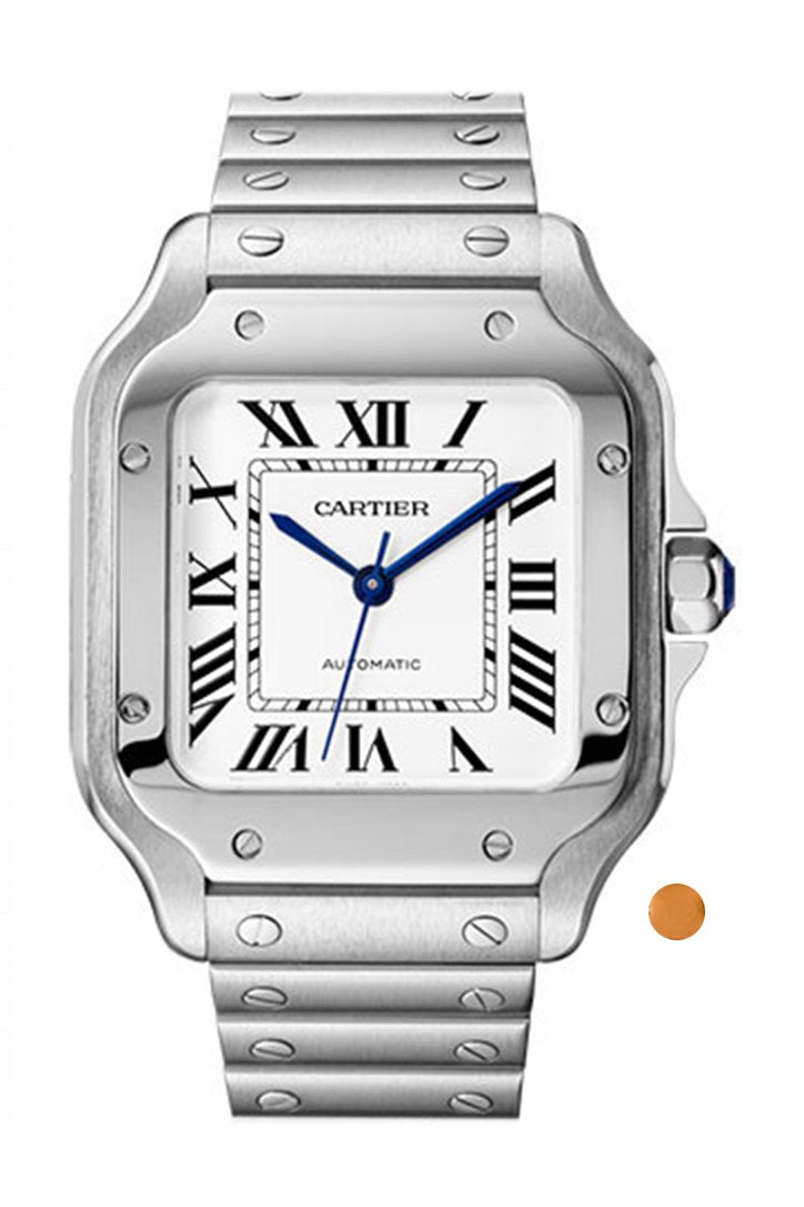 산토스 드 까르띠에 Cartier Santos De Medium Automatic Men's Watch WA0010
