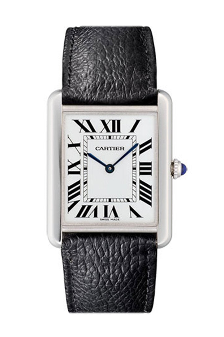 까르띠에 칼리브 드 Cartier Calibre de Chronograph Silver Dial Men's Watch W7100045