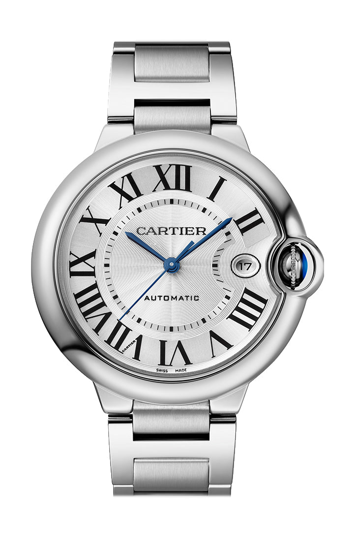 Cartier Ballon Bleu 44mm BraceletSilver Dial WSBB0040