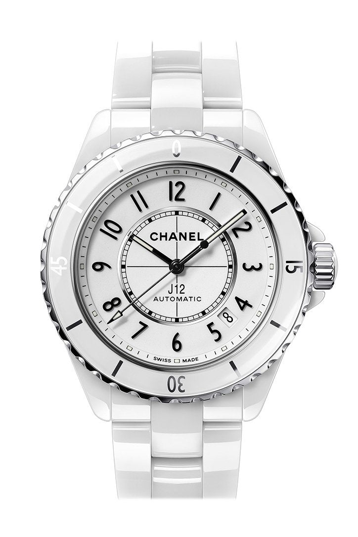 Chanel J12 Quartz H6755 Stainless Steel & White Ceramic Watch