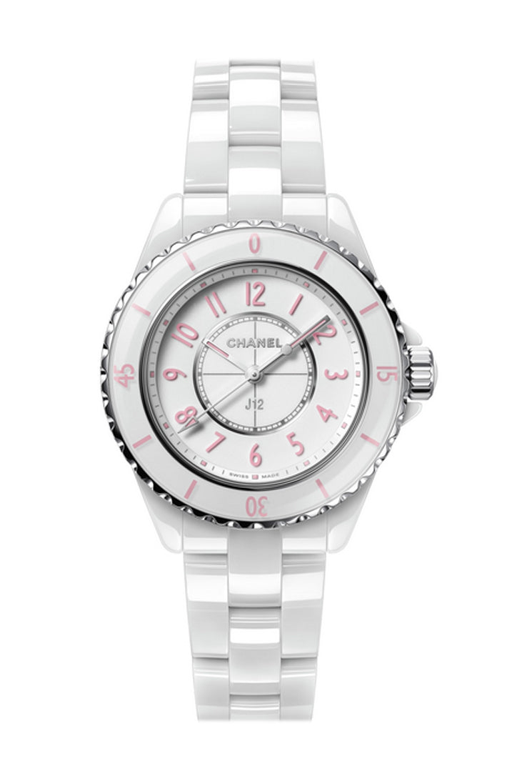 Chanel J12 Quartz White 38 Ladies Watch H6755