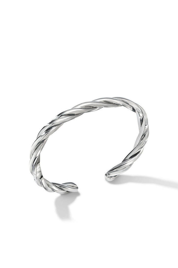 David Yurman Narrow Twisted Cable Cuff Bracelet