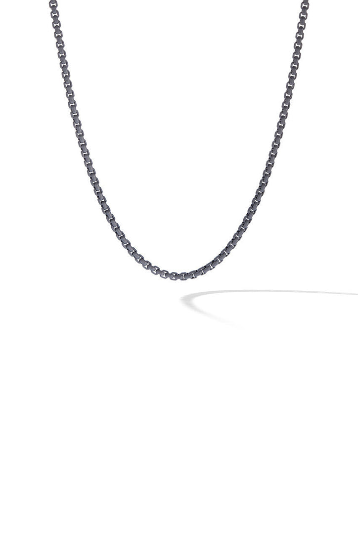 David Yurman Box Chain Necklace in Grey