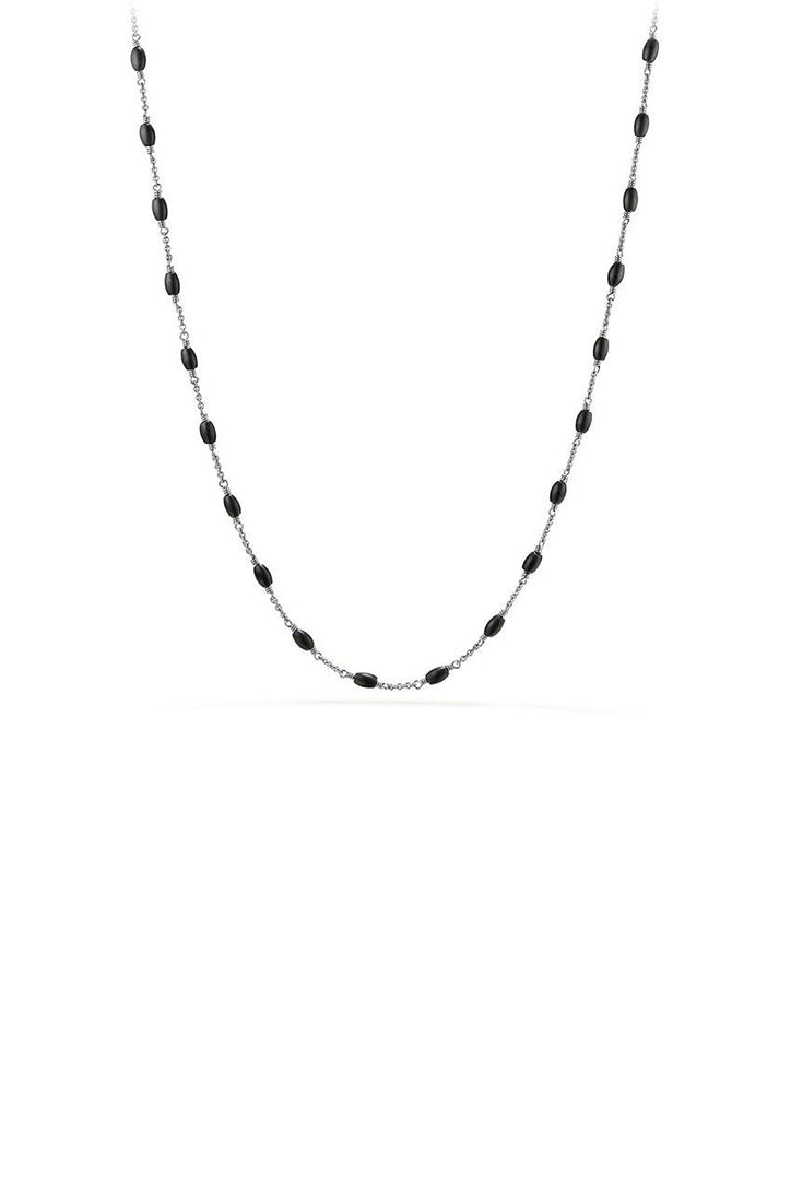 David Yurman Spiritual Beads Necklace with Black Onyx – 11:11 NY