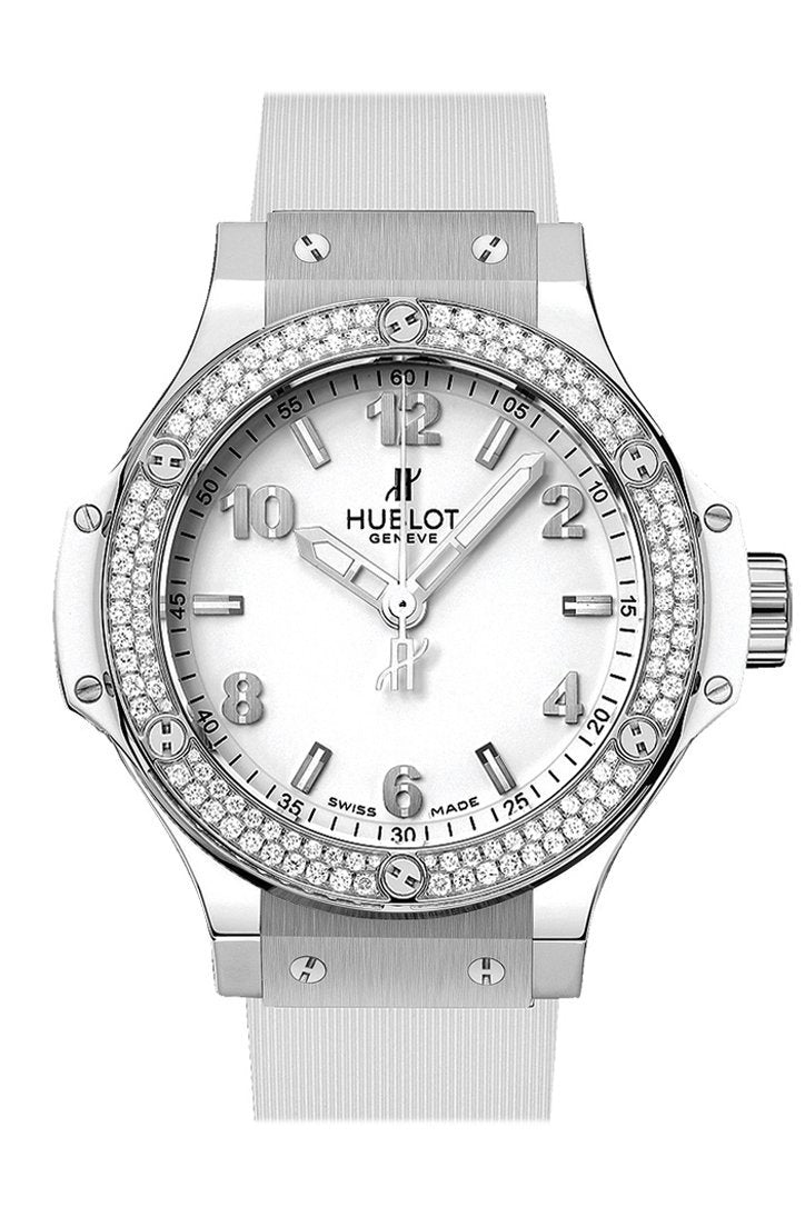 Hublot Men's Big Bang Steel Diamonds Watch (301.SX1170RX1104) | Stainless Steel | 44 mm Diameter | Tourneau