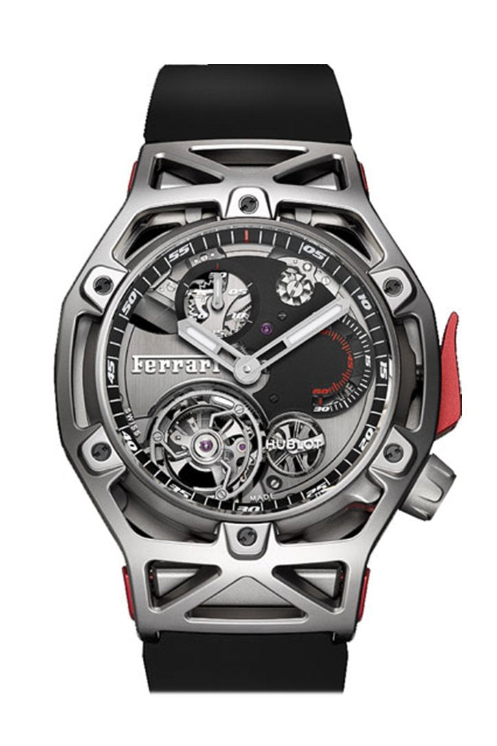 Hublot Techframe Ferrari Tourbillon Chronograph Mens Watch 408.ni.0123.rx