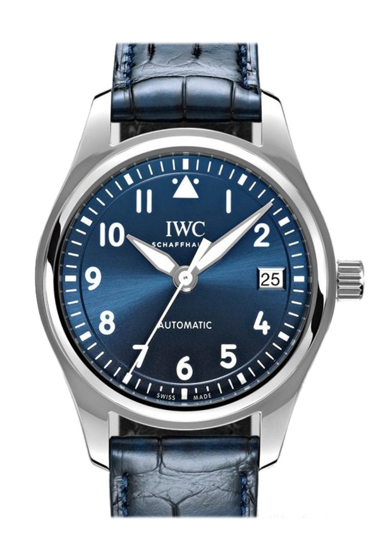 Iwc Pilots Blue Dial Automatic 36Mm Watch Iw324008