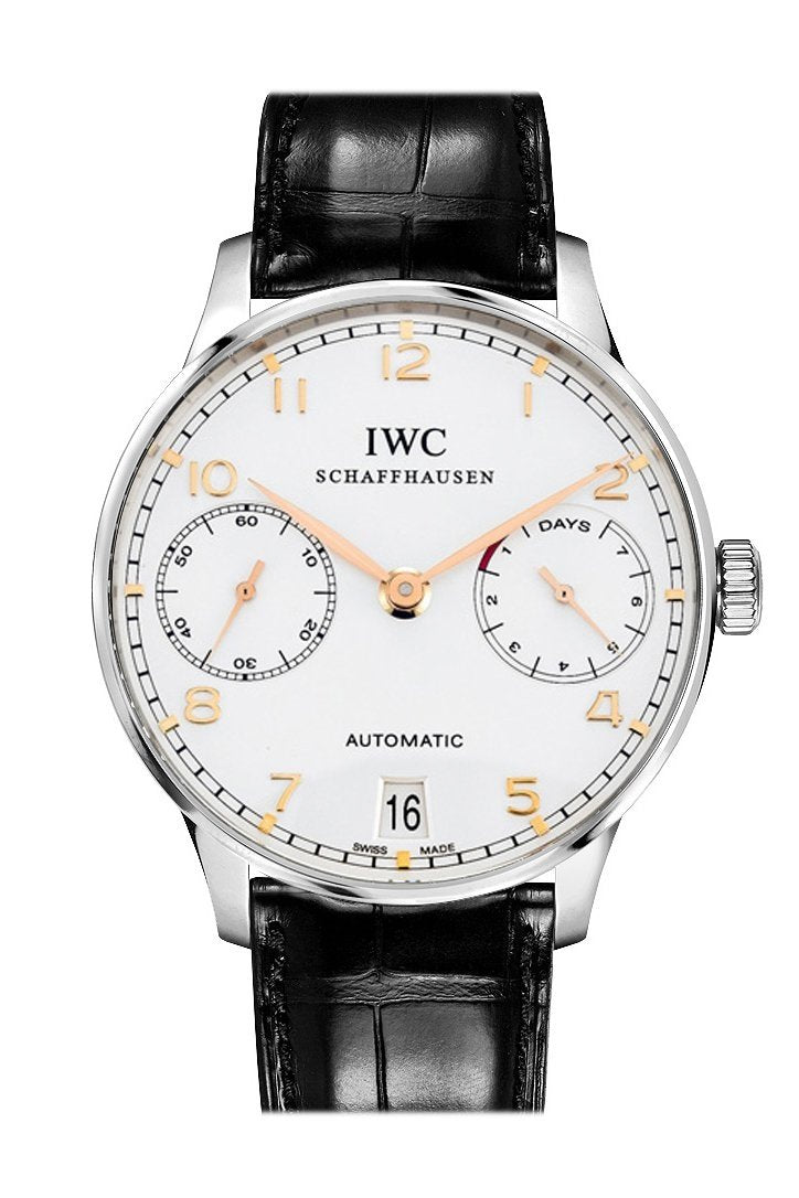 Iwc Portuguese Automatic 42.3Mm Mens Watch Iw500704 Silver