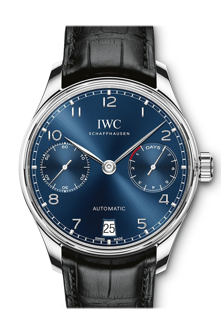Iwc Portugieser Automatic Blue Dial Mens Watch Iw500710