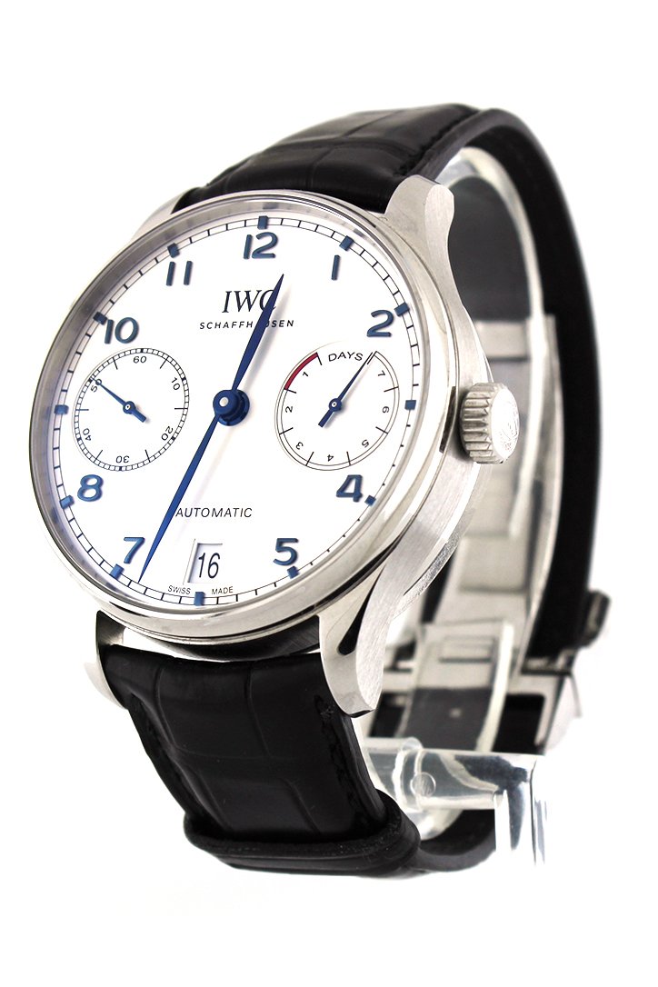 Iwc Portugieser Automatic Silver Dial Mens Watch Iw500705